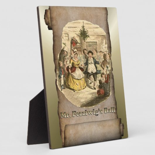 Kerstmis: een kerstkarol fotoplaat (Zijkant)