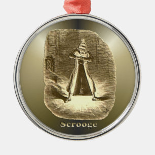 Kerstmis: een kerstkarol metalen ornament