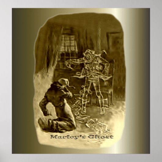 Kerstmis: een kerstkarol poster (Voorkant)