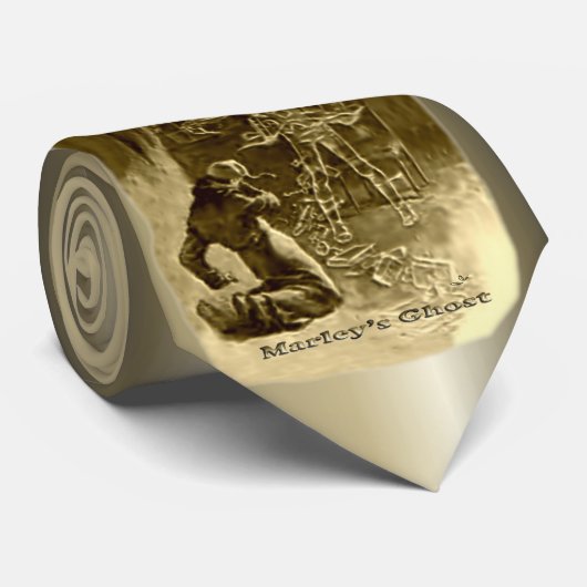 Kerstmis: een kerstkarol stropdas (Opgerold)