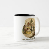 Kerstmis: een kerstkarol tweekleurige koffiemok (Voorkant rechts)