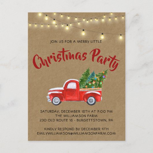 Kerstmis een prettige kerstfeestdag. briefkaart (Voorkant)