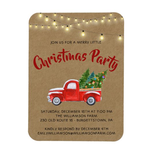 Kerstmis een prettige kerstfeestdag. magneet (Verticaal)