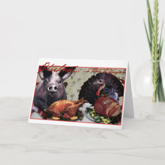 Kerstmis… een tijd te vergeven feestdagen kaart