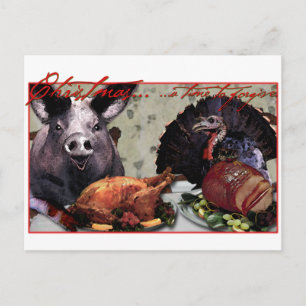 Kerstmis… een tijd te vergeven feestdagenkaart