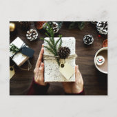 Kerstmis - Een tijd van geven Feestdagenkaart (Voorkant)