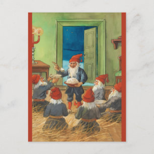 Kerstmis: een verzameling kabouters briefkaart