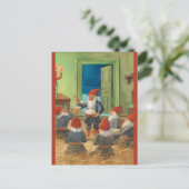 Kerstmis: een verzameling kabouters briefkaart (Staand voorkant)