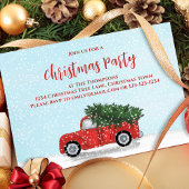 Kerstmis Eenvoudig Schattig Winter Vintage Rode Tr Kaart