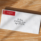 Kerstmis Eenvoudige Groene Sneeuwvlok Klassiek Pat Etiket