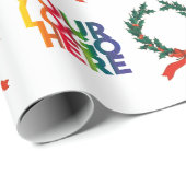 Kerstmis - Eenvoudige zakelijke Logo -  Wreater Cadeaupapier (Rol Hoek)