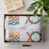 Kerstmis - Eenvoudige zakelijke Logo - Wreater Tissuepapier (Geschenk)