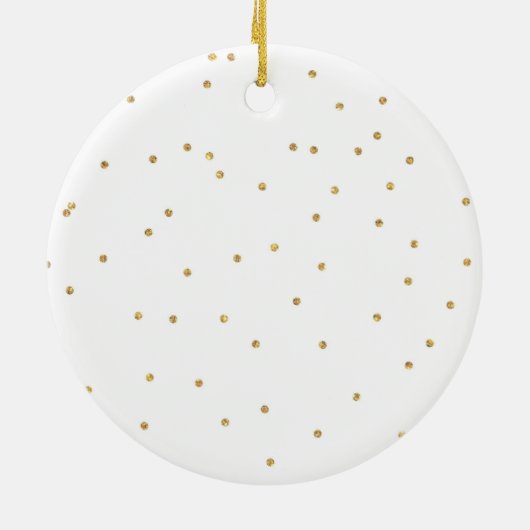 Kerstmis eerste kersthuwelijk keramisch ornament (Achterkant)