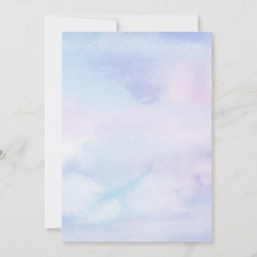 Kerstmis eerste verjaardag kaart (Achterkant)