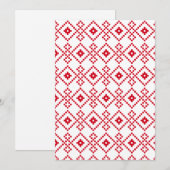 Kerstmis Effen Trui Feestdagenkaart (Voorkant / Achterkant)