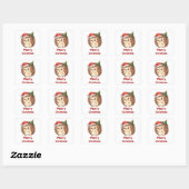 Kerstmis egel boom sticker (Vel)
