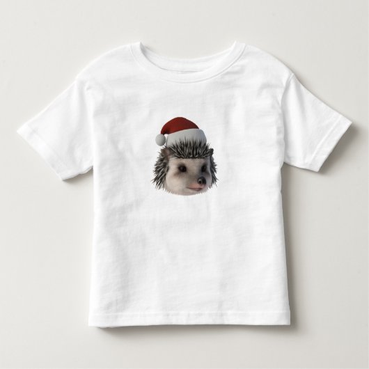 Kerstmis egel of opossum draagt Santa Costum Kinder Shirts (Voorkant)