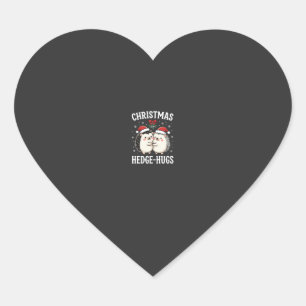 Kerstmis Egels Knuffels Cute Egels Vakantie Hart Sticker