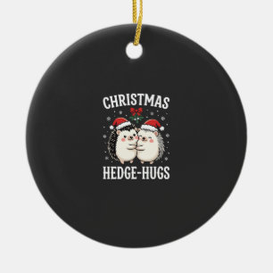 Kerstmis Egels Knuffels Cute Egels Vakantie Keramisch Ornament