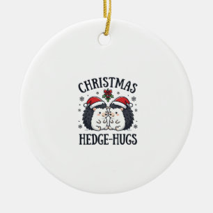 Kerstmis Egels Knuffels Cute Egels Vakantie Ontwer Keramisch Ornament