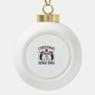 Kerstmis Egels Knuffels Cute Egels Vakantie Ontwer Keramische Bal Ornament