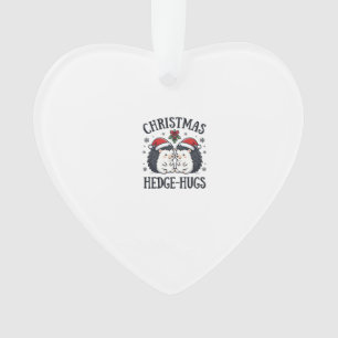 Kerstmis Egels Knuffels Mooie Egel Vakantie Ontwer Ornament