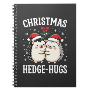 Kerstmis Egels Knuffels Mooie Egels Vakantie Notitieboek