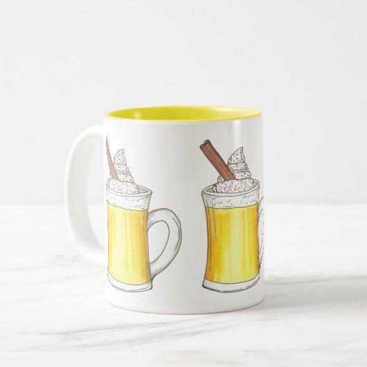 Kerstmis: Egg Nog Eggnog Holiday Mok (Voorkant links)