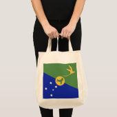 Kerstmis-eiland vlag tote bag (Voorkant (product))