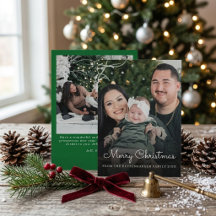 Kerstmis Elegant Wit Schrift 2 Foto