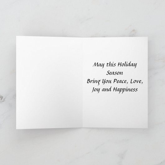 Kerstmis Elegante 2008 van de Herinnering van Feestdagen Kaart (Binnen)