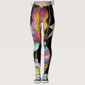 Kerstmis, elegante Ornamenten en Fancy glazen Leggings (Voorkant)