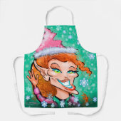 Kerstmis Elf Apron Schort (Voorkant)