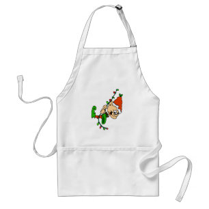 Kerstmis Elf Apron Standaard Schort