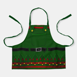 Kerstmis, Elf Aprons Festive Holiday Costume Apron Schort