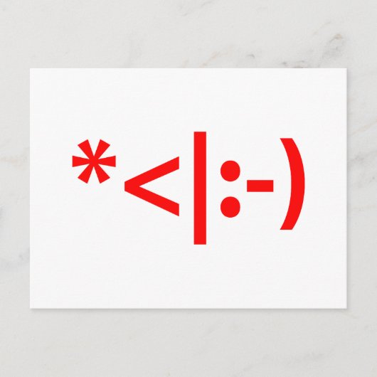 Kerstmis - Elf Emoticon Xmas ASCII - tekst Art Feestdagenkaart (Voorkant)