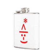 Kerstmis - Elf Emoticon Xmas ASCII - tekst Art Heupfles (Links)