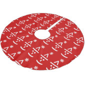 Kerstmis - Elf Emoticon Xmas ASCII - tekst Art Kerstboom Rok (Gekanteld)