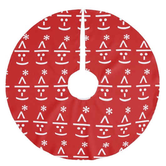 Kerstmis - Elf Emoticon Xmas ASCII - tekst Art Kerstboom Rok (Voorkant)