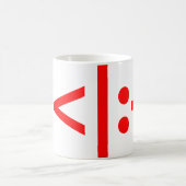 Kerstmis - Elf Emoticon Xmas ASCII - tekst Art Koffiemok (Center)