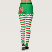Kerstmis, Elf en Gold Jingle Bells Leggings (Achterkant)