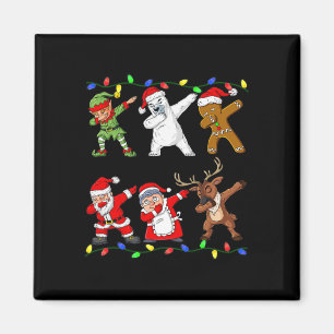 Kerstmis: Elf en Vrienden jongens Kinder Dab Xm Magneet