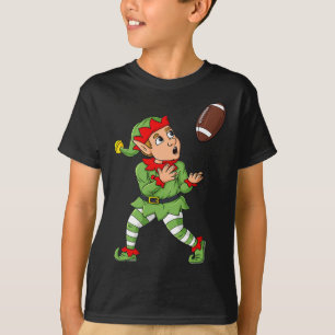 Kerstmis - Elf Football - brede kookplaat Kinder T-shirt