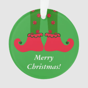 Kerstmis Elf Legs AcrylOrnament Ornament