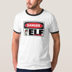 Kerstmis, Elf met standgevaar T-shirt