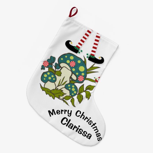 Kerstmis, Elf Santa Grote Kerstsok (Voorkant (Hangend))