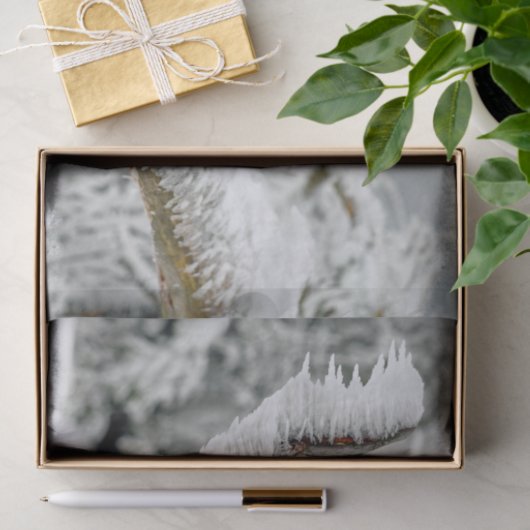 Kerstmis Elf Snowy Trees Tissuepapier (Geschenk)