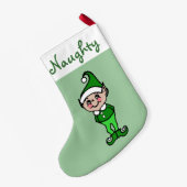 Kerstmis Elf Stocking Kleine Kerstsok (Achterkant (Hangend))