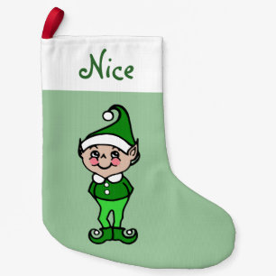 Kerstmis Elf Stocking Kleine Kerstsok