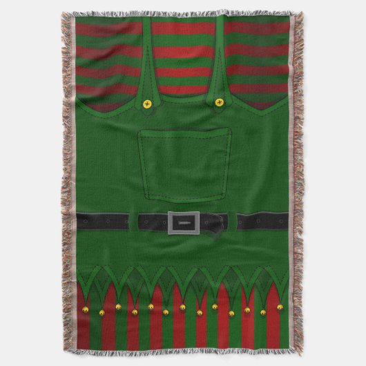 Kerstmis Elf Throw Blankets Holiday Elf Blankets Deken (Voorkant Verticaal)